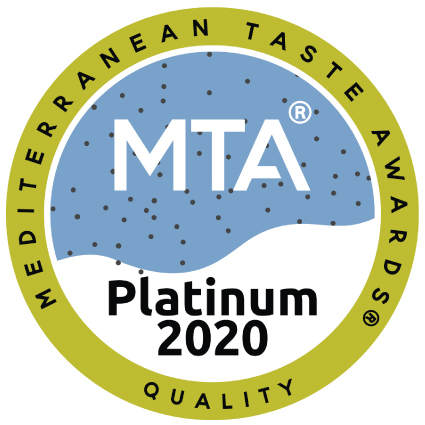 Platinum award for the Nefeli Organic Kalamata olives whole