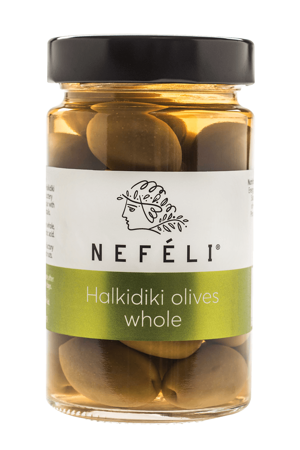 Halkidiki green olives whole