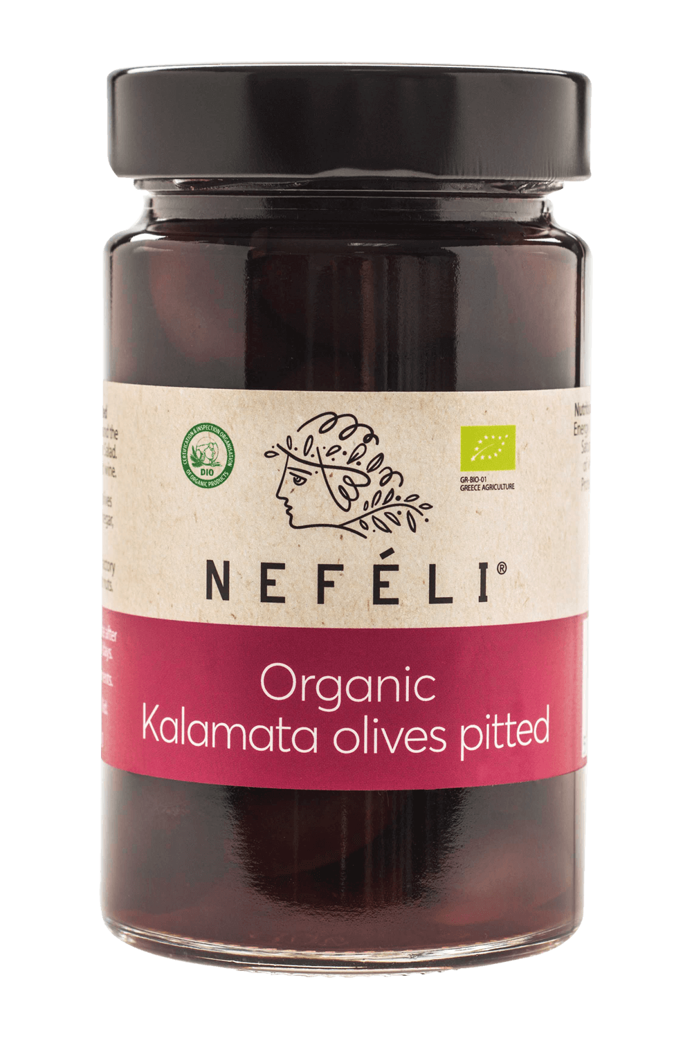 Organic Kalamata olives pitted