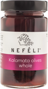 Nefeli Kalamata olives whole in 300ml glass jar