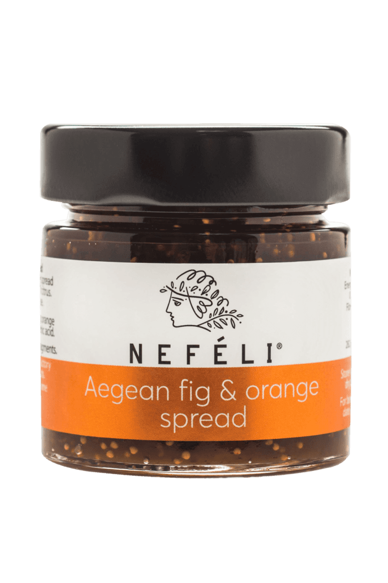 Nefeli Fig orange spread in 130ml glass jar
