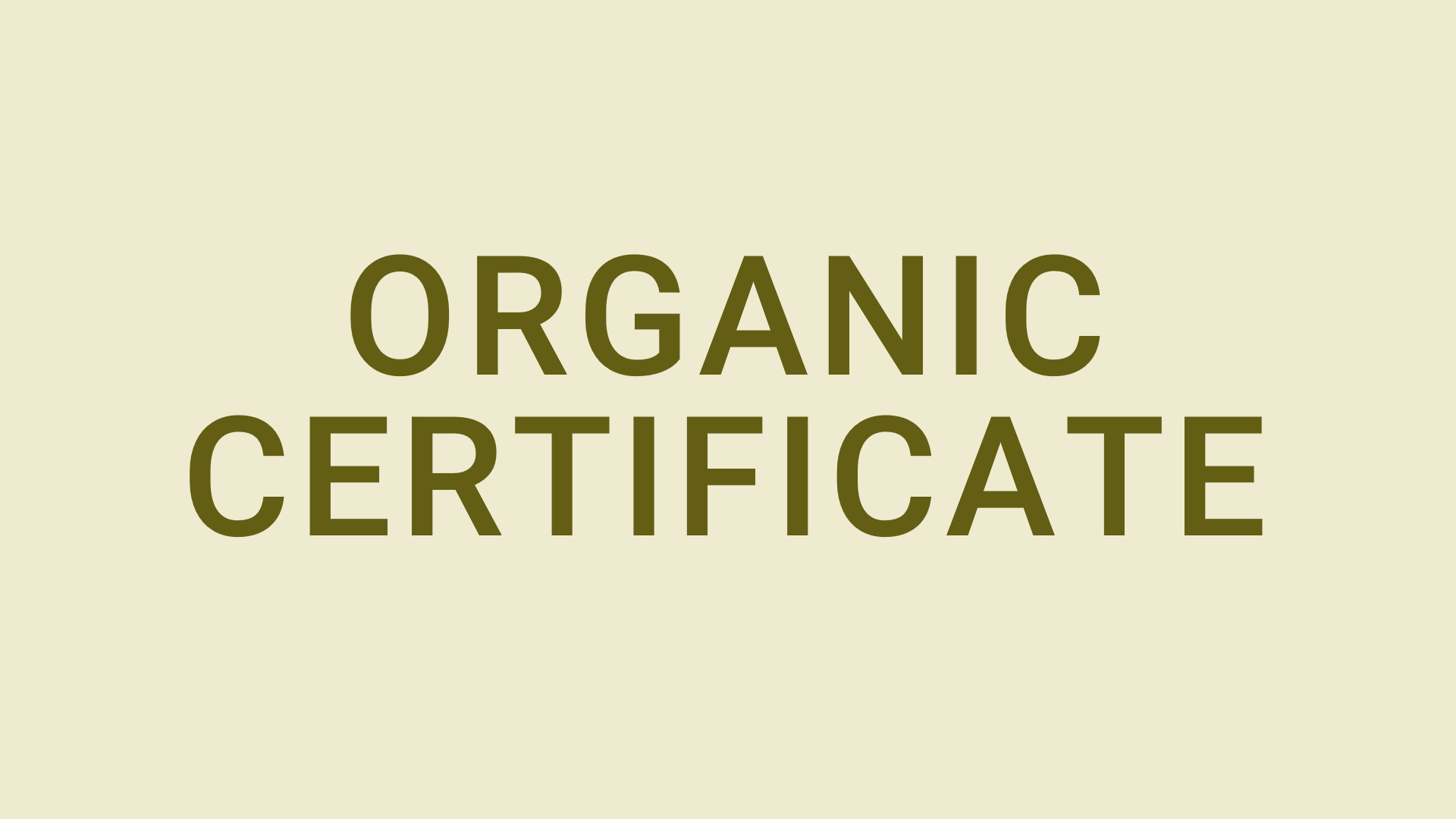 TITLE_MEDBEST ORGANIC CERTIFICATE