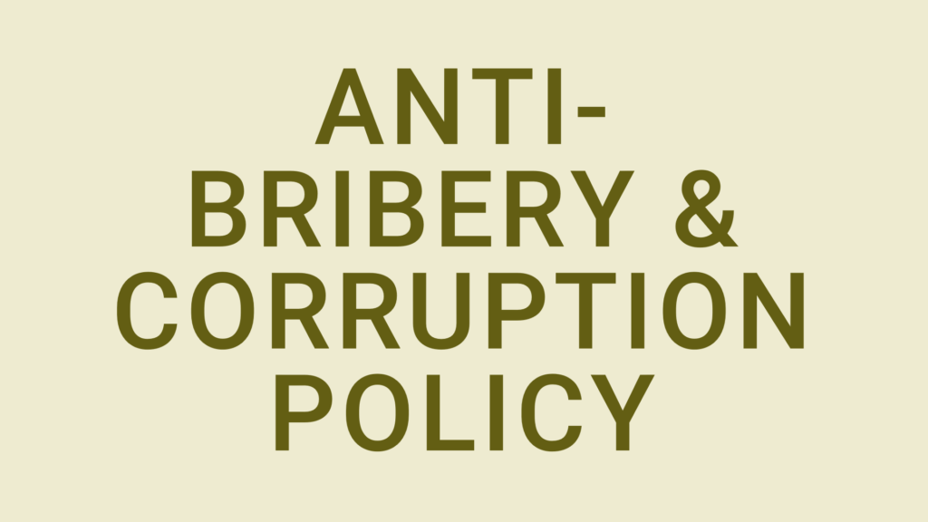 TITLE_MEDBEST POLICY ANTIBRIBERY & CORRUPTION