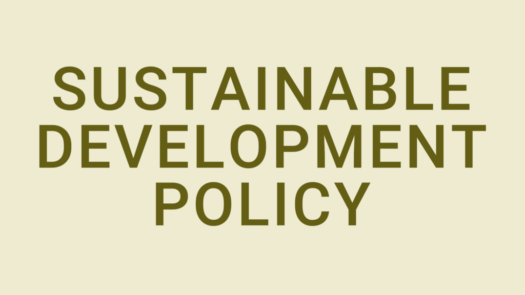 TITLE_MEDBEST POLICY SUSTAINABLE DEVELOPMENT