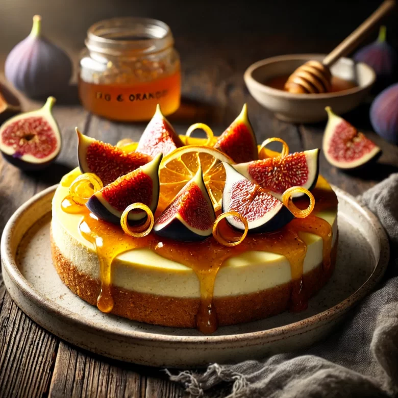 Fig & Orange Cheesecake with Nefeli Spread
