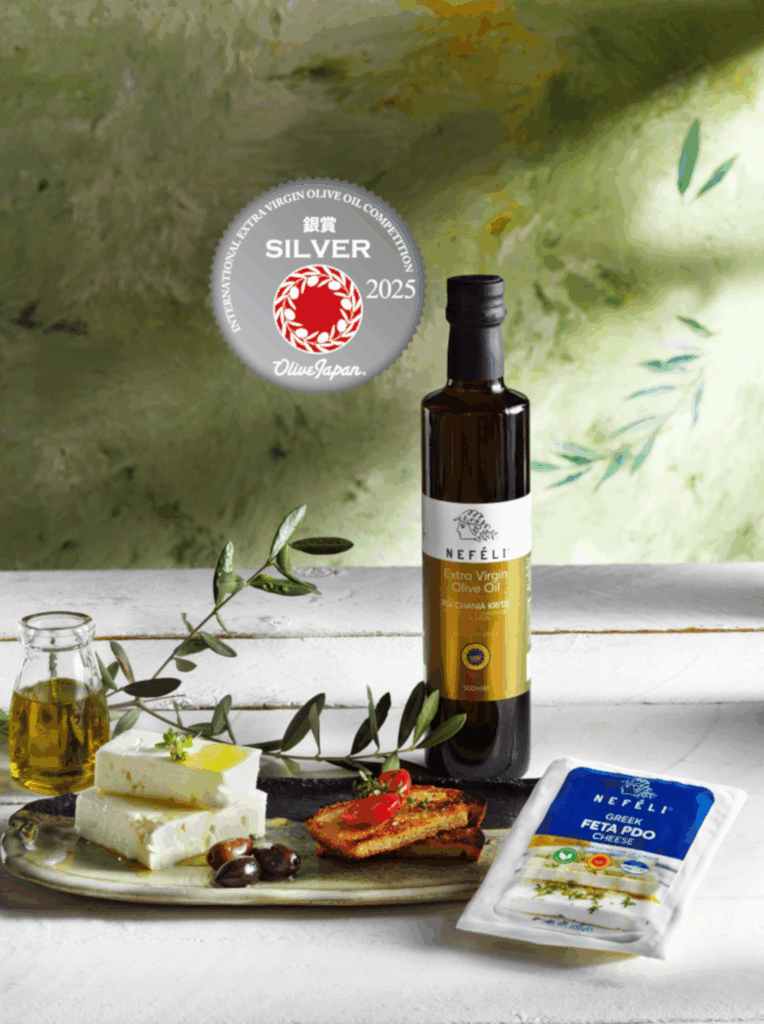 Nefeli PGI Chania Crete Olive Oil Wins Silver at OLIVE JAPAN 2025