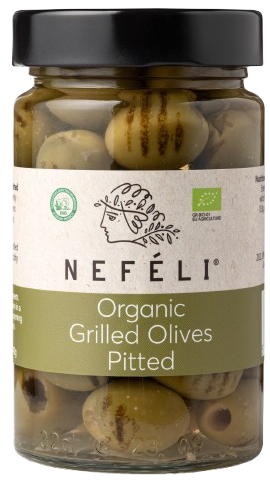 Organic Grilled Olives Pitted 300ml