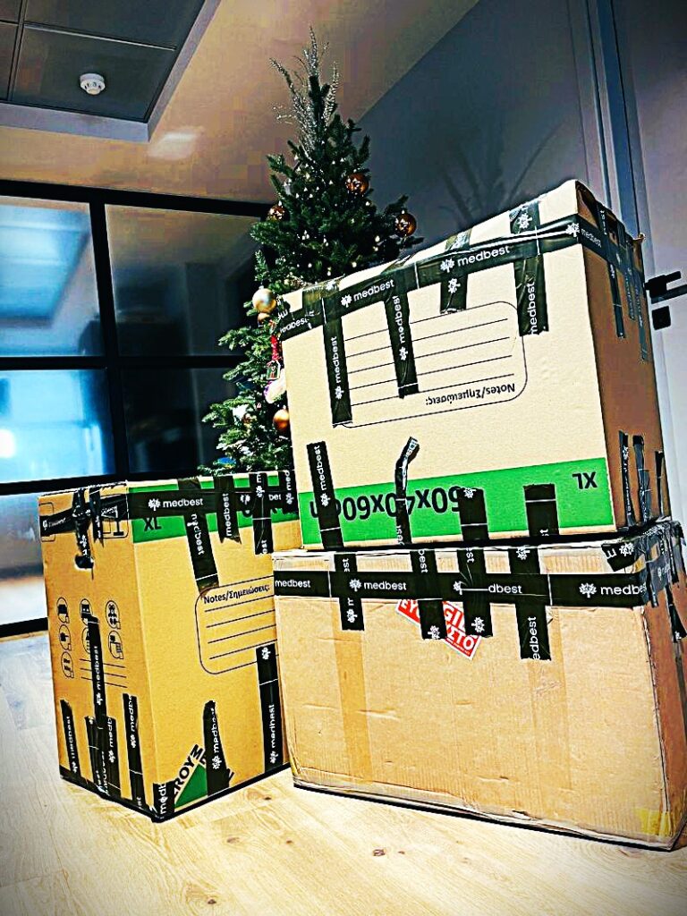 Donation prepared by medbest for SOS Children’s Villages before delivery