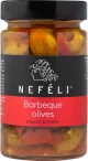 Nefeli Barbeque olives in 300ml glass jar